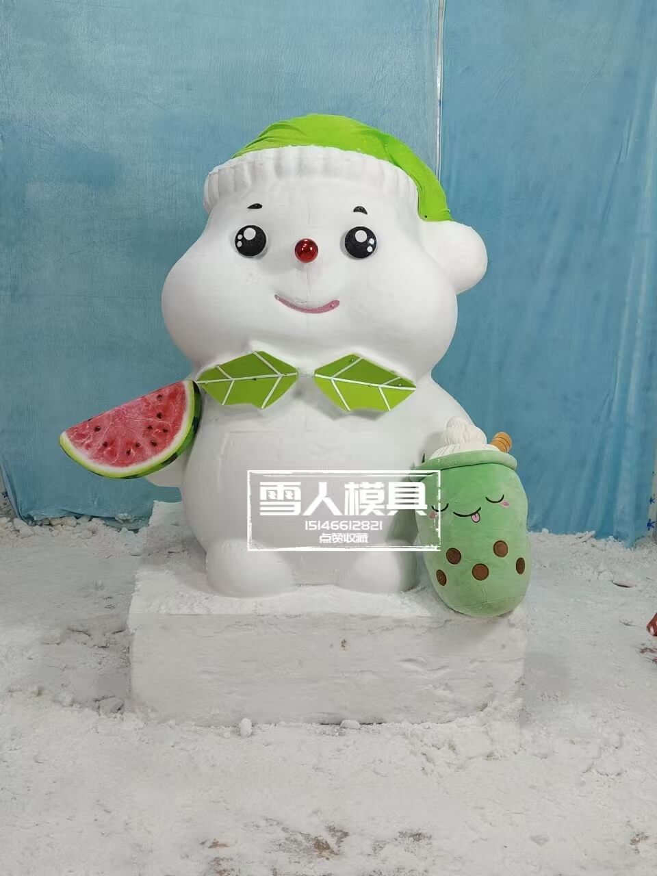 树叶雪娃